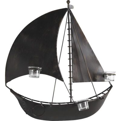 Metal boat tealight-DMU1010V