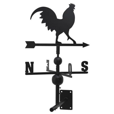 Wrought iron rooster weather vane-DMU1460