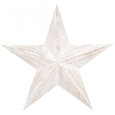 Decoración de pared de estrellas de madera-DMU2020