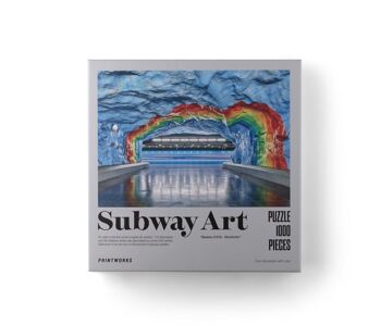 Puzzle décoratif - Subway Art Rainbow - 1000 pièces - Printworks 5