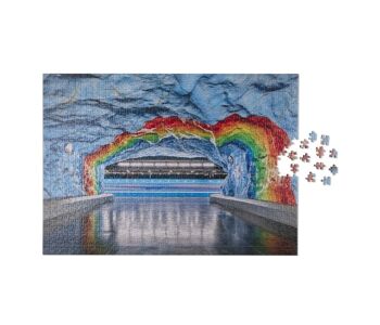 Puzzle décoratif - Subway Art Rainbow - 1000 pièces - Printworks 6