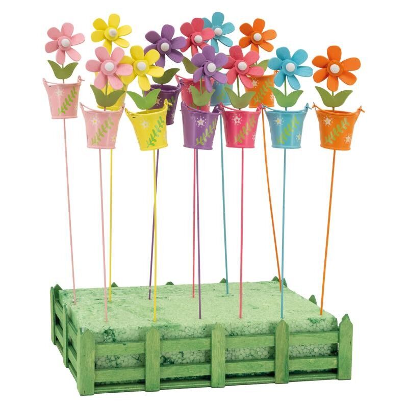 Set mit 12 Zierspitzen für Blumentöpfe-DPI174S