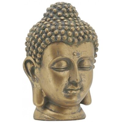 Testa di Buddha in resina - DST1360