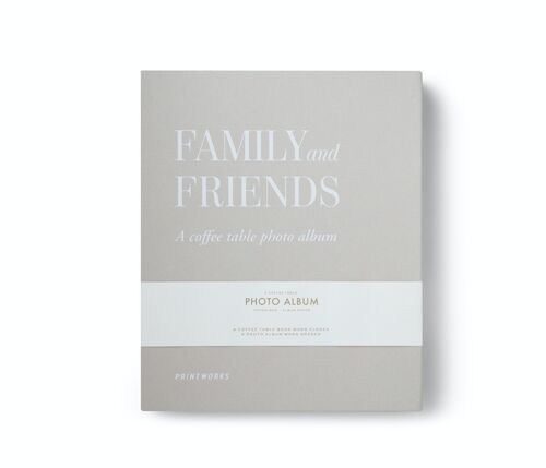 Album photo - Family and Friends - Format livre - Printworks