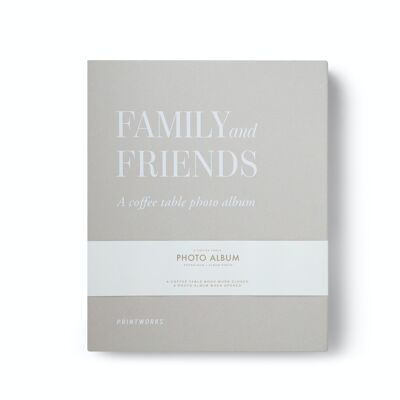 Photo Album - Family and Friends - Book Size - Printworks