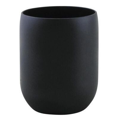 Vase en verre teinté noir mat-DVA1600V