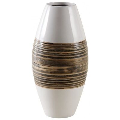 Lacquered bamboo vase-DVA1640