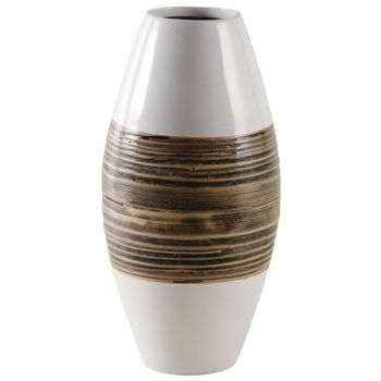 Vase en bambou laqué-DVA1640 1