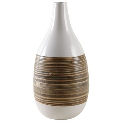 Lacquered bamboo vase-DVA1630
