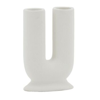 Vase en porcelaine blanche-DVA1870 1
