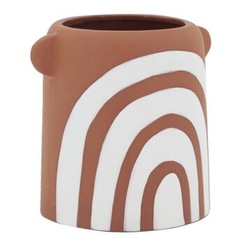 Vase en céramique Terracotta-DVA1880 1