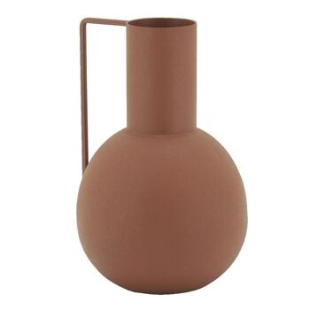 Vase en métal terracotta-DVA1900 1