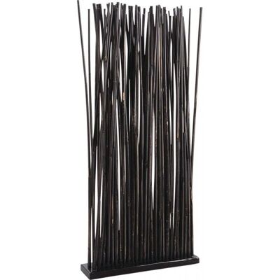 Socle + 80 tiges de bambou patiné noir-DVI1600