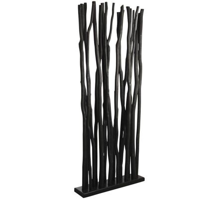 Socle + 19 tiges de bois noir-DVI1860