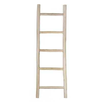 Natural teak ladder-DVI2090