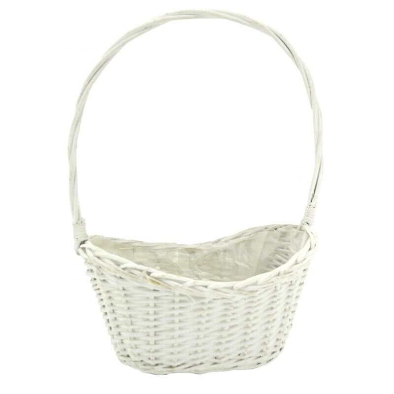 Cuenco mimbre lacado blanco-FCO5520P