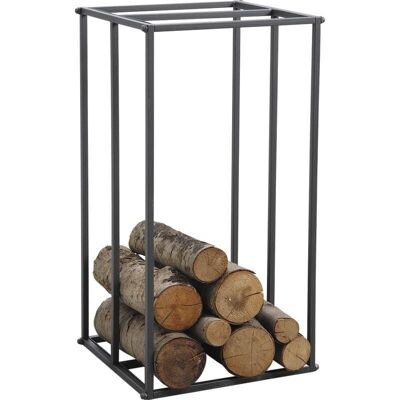 Gray Metal Log Rack-GCH1950