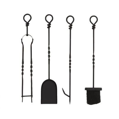 Wrought iron fireplace accessories-GCH241S