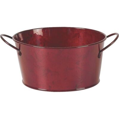 Red metal basket-GCO1481