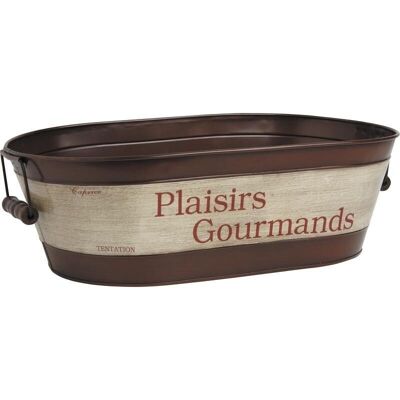 Metallkorb Plaisirs Gourmands-GCO1930