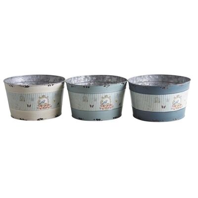 Buy wholesale Stool and pellet bucket in black metal Cerf-NTB1910