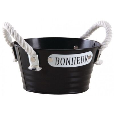 Round metal basket - Bonheur-GCO3910