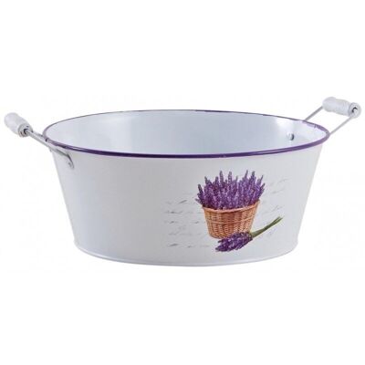 Lacquered metal basket-GCO4030