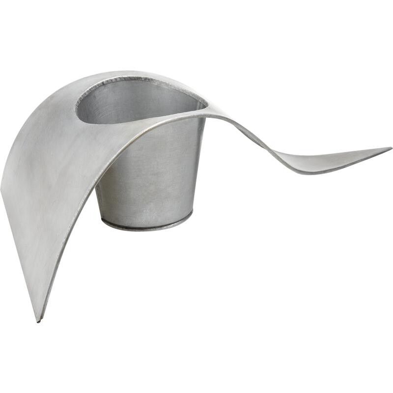 Fioriera in zinco titanio-GCP1620