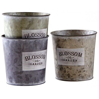 Maceta de metal - Blossom-GCP2170