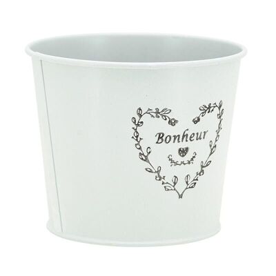 Bonheur-GCP2180 Blumentopf aus lackiertem Metall