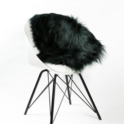 Sheepskin Icelandic dark green 90-110cm