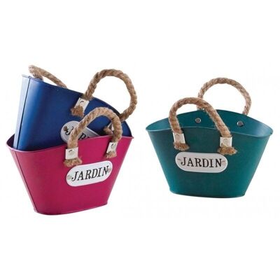 Lacquered metal basket-GPA1400