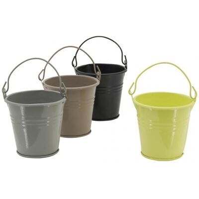 Lacquered zinc buckets-GSE1550