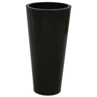 Vase rond et haut en zinc-GVA1160
