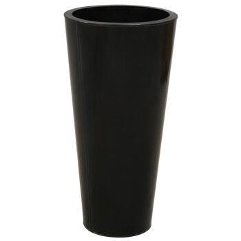 Vase rond et haut en zinc-GVA1160 1