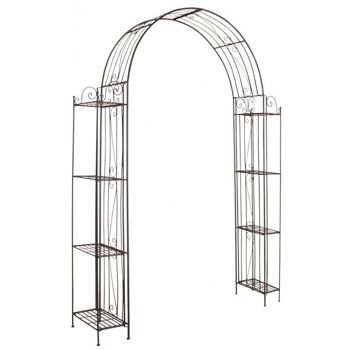 Arche de jardin en métal vieilli-JAC1550 1