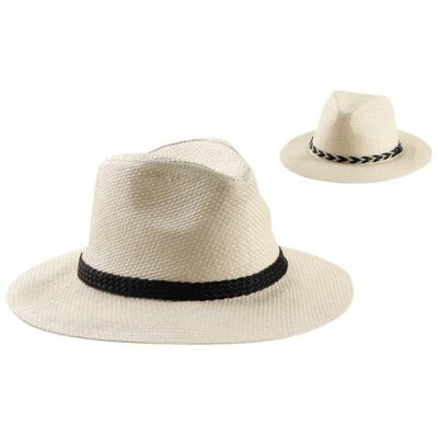 Havana men's hat in rope-JCH1630
