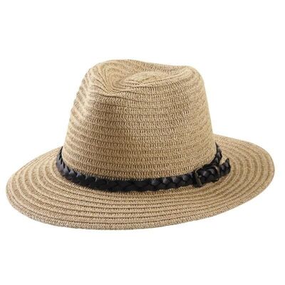Synthetic straw man hat-JCH1650