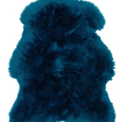 Sheepskin azure blue 90-110cm