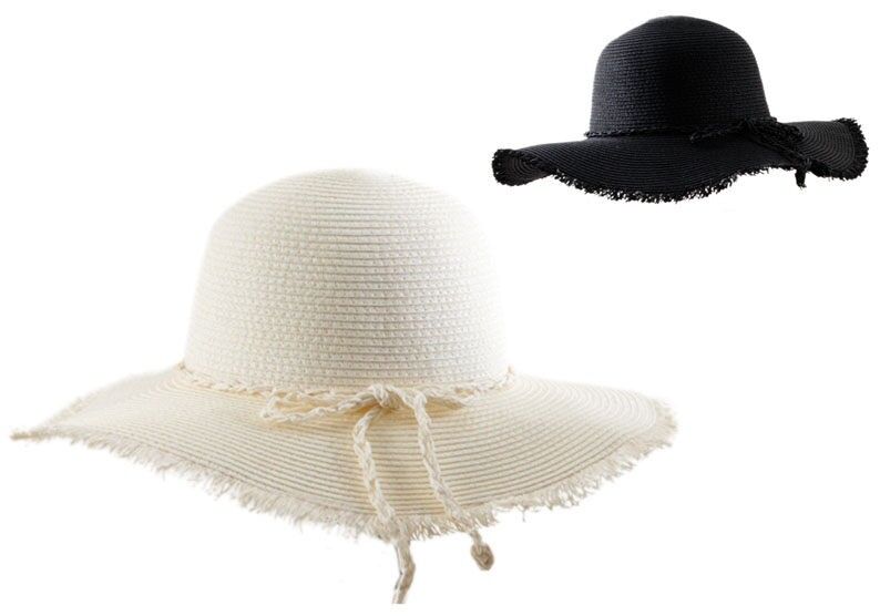 Cappello a tesa larga in paglia sintetica e corda-JCH1720