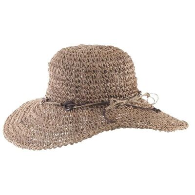 Sombrero de cuerda de papel para mujer-JCH1770