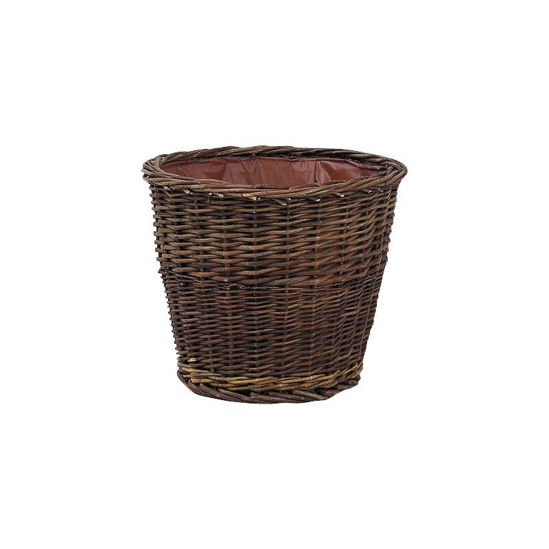 Raw wicker planter-JCP1191P
