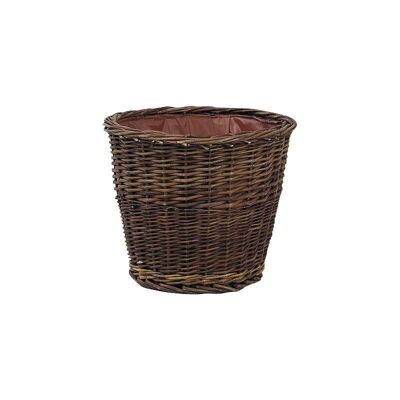 Cache-pot en osier brut-JCP1192P