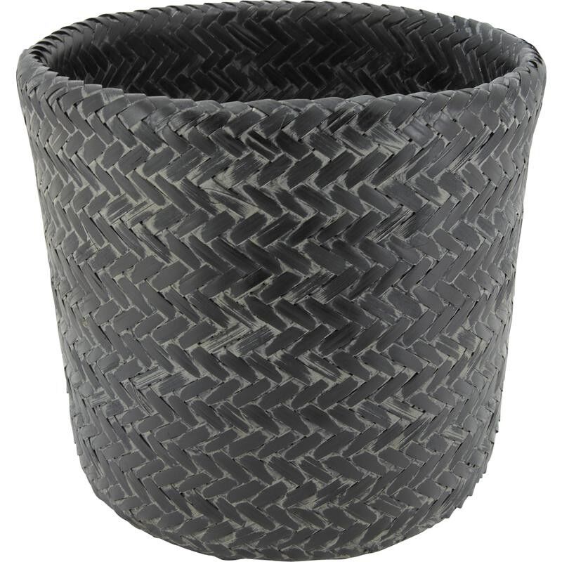 Fioriere in bambù stagionato nero-JCP310S