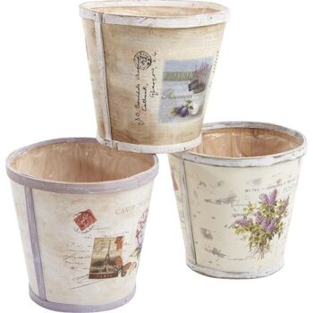 Cache-pot en bois-JCP3180P 1