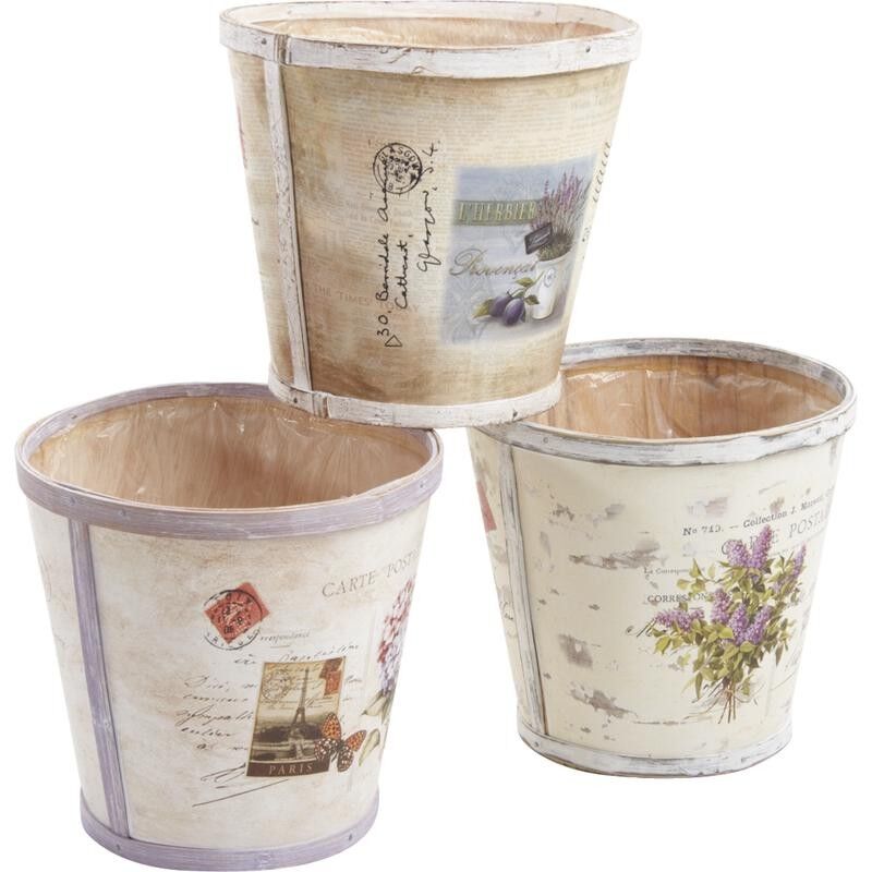 Vaso da fiori in legno-JCP3180P