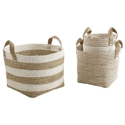 Round planters in rope and nylon-JCP371S