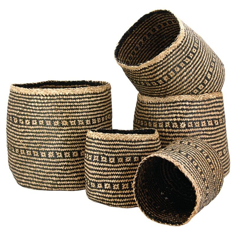 Fioriere in giunco colorato-JCP412S