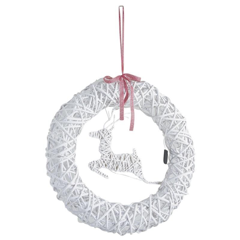 Ghirlanda di vimini con LED-JFS2050