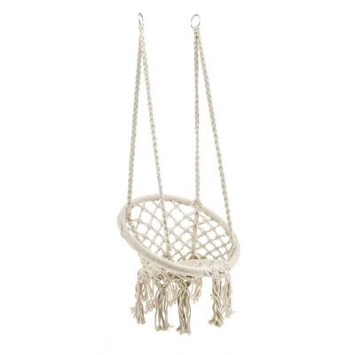 Cotton and metal hammock chair-JHA1280